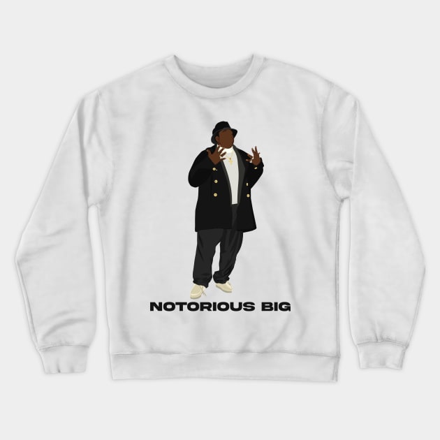 NOTORIOUS BIG Crewneck Sweatshirt by origin illustrations